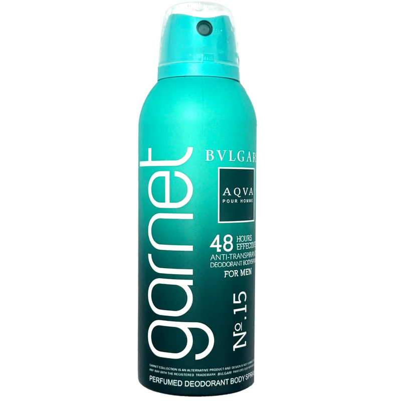 اسپری دئودورانت مردانه گارنت مدل AQVA حجم 200 میلی‌لیتر