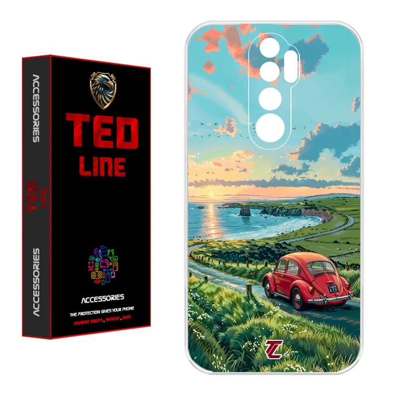 کاور تدلاین طرح ماشین فولکس کد 1169 مناسب برای گوشی موبایل شیائومی Redmi Note 8 Pro