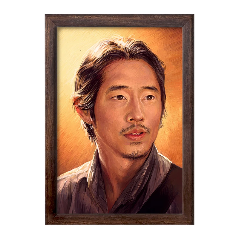 تابلو خندالو طرح گلن مردگان متحرک کد F877