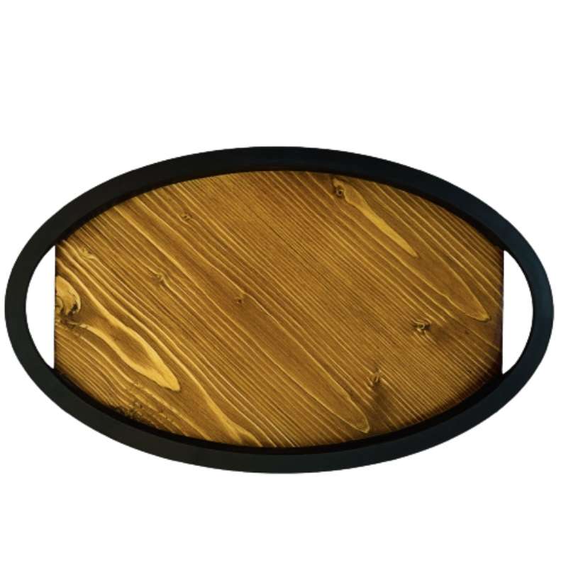 سینی مدل سروش طرح چوب کد 02