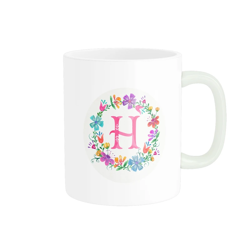 ماگ پاد آفرین مدل حروف انگلیسی اچ H کد 01