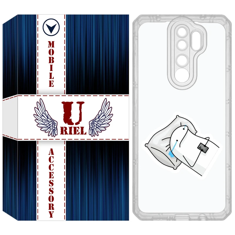 کاور یوریل مدل Clear کد 81 طرح غمگین مناسب برای گوشی موبایل شیائومی Redmi Note 8 Pro