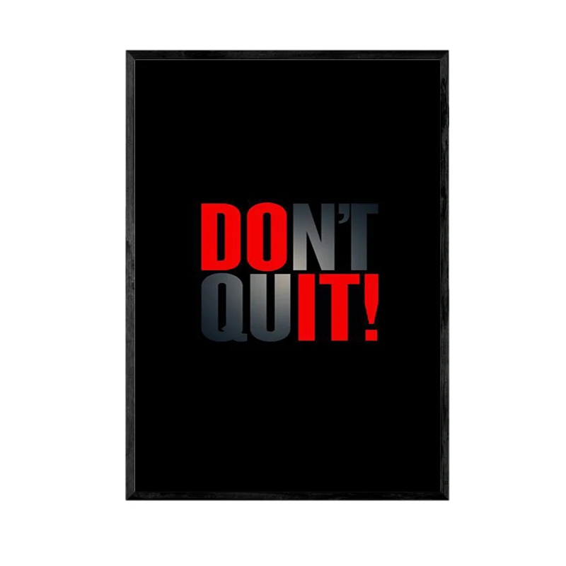 تابلو مدل انگیزشی مدل Don't Quit