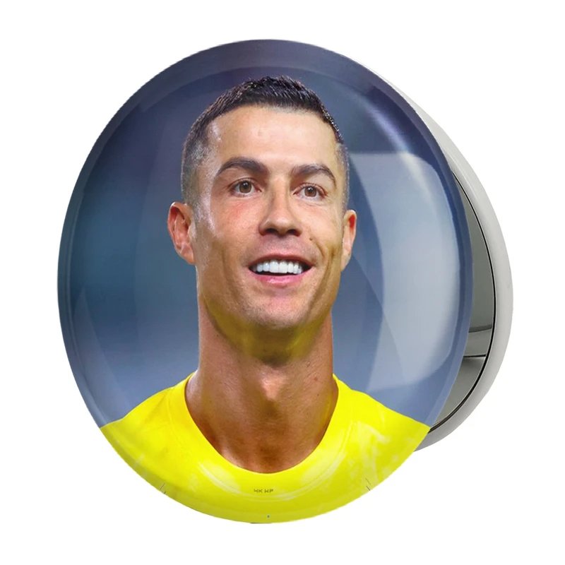 آینه جیبی خندالو طرح کریستیانو رونالدو مدل تاشو کد 36407