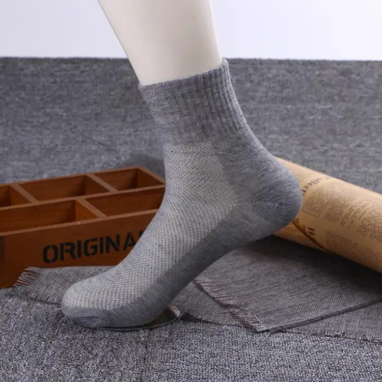 جوراب مردانه مدل Mesh-c مجموعه 3 عددی