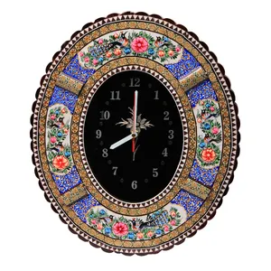 ساعت دیواری خاتم کاری کد 2-70161