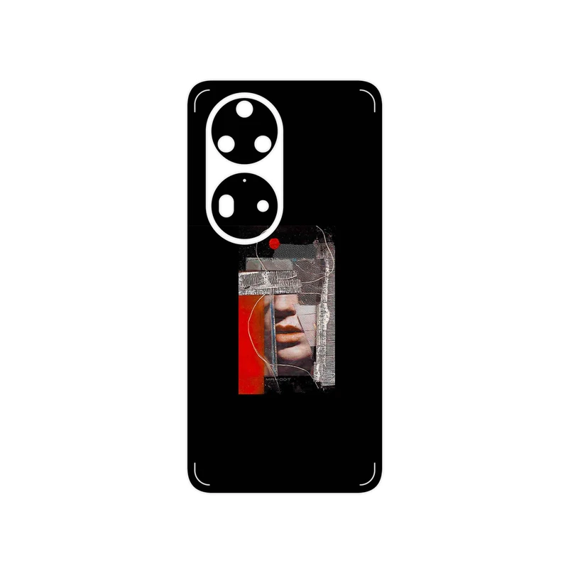 برچسب پوششی ماهوت مدل Collage of Mouth مناسب برای گوشی موبایل هوآوی P50 Pro