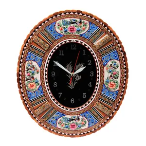 ساعت دیواری خاتم کاری کد 6-70161