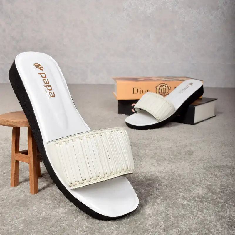 دمپایی زنانه پاپا مدل WH.2.7.8.4