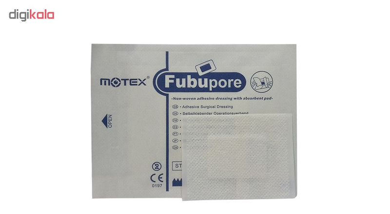 پد پانسمان موتکس مدلNon-Woven7×6 بسته 25 عددی