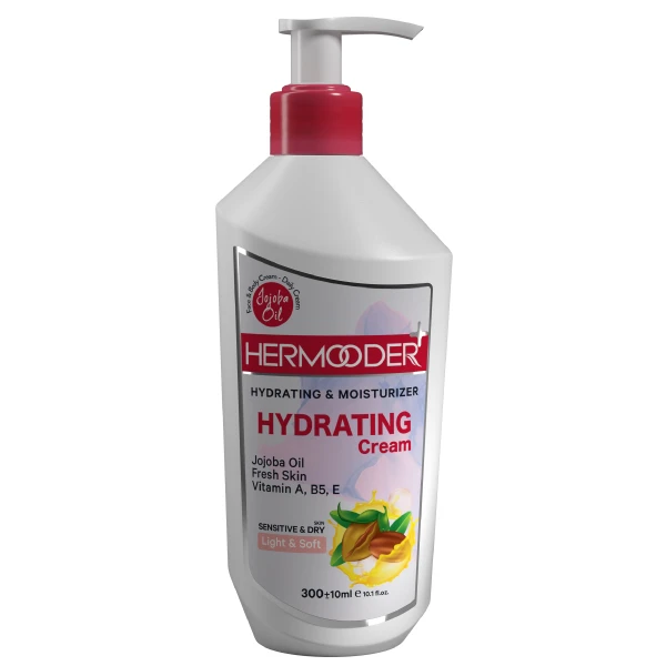 کرم آبرسان هرمودر مدل جوجوبا حجم 300 میلی لیتر