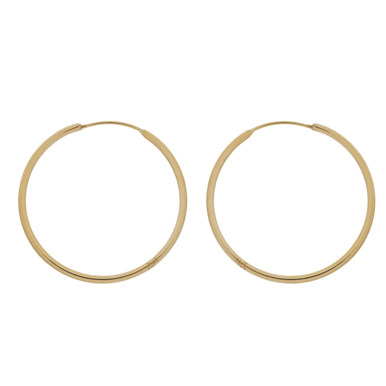 گوشواره طلا 18 عیار گوی گالری مدل G3 -  - 1