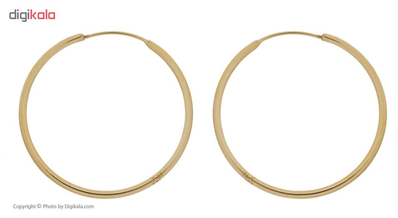 گوشواره طلا 18 عیار گوی گالری مدل G3 - 2