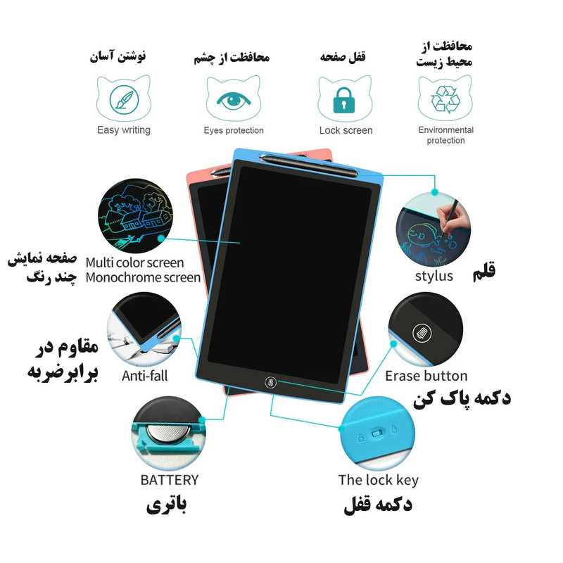 کاغذ دیجیتالی مدل فرندلی 12 اینچ