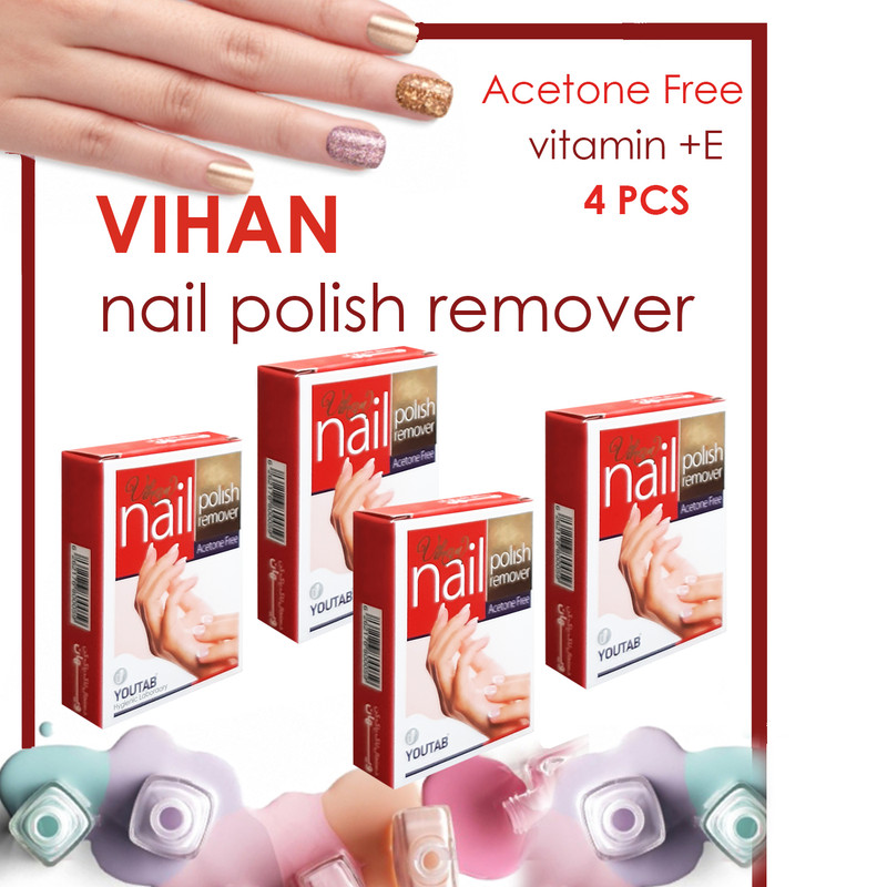 دستمال لاک پاک کن ویهان مدل Re4 مجموعه 4 عددی