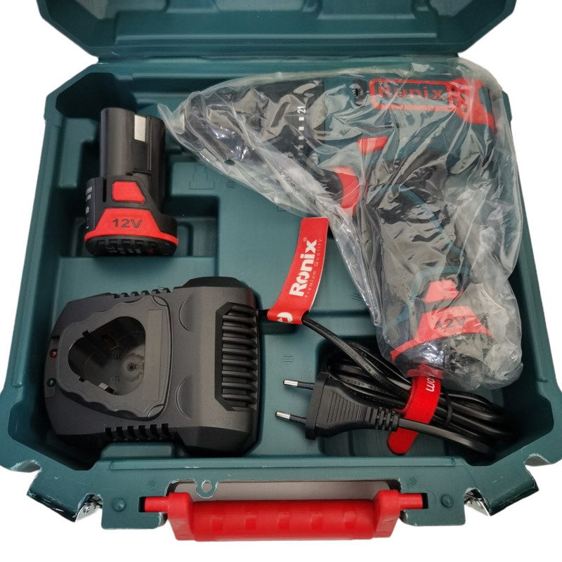 دریل پیچ گوشتی چکشی شارژی رونیکس مدل 8101K