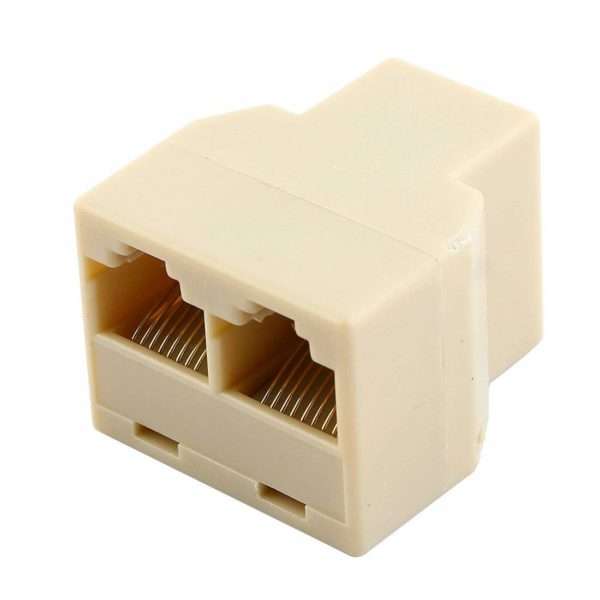 مبدل 1 به 2 RJ45 مدل B-12 مبدل 1 به 2 RJ45 مدل B-12