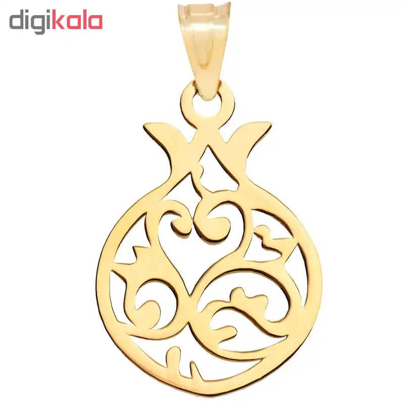 آویز گردنبند طلا 18عیار آریاگلد مدل R172