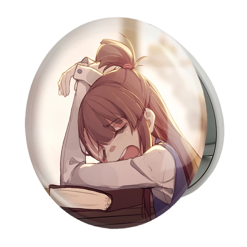 آینه جیبی خندالو طرح اکو انیمه جادوگران کوچک Little Witch Academia مدل تاشو کد 22876 