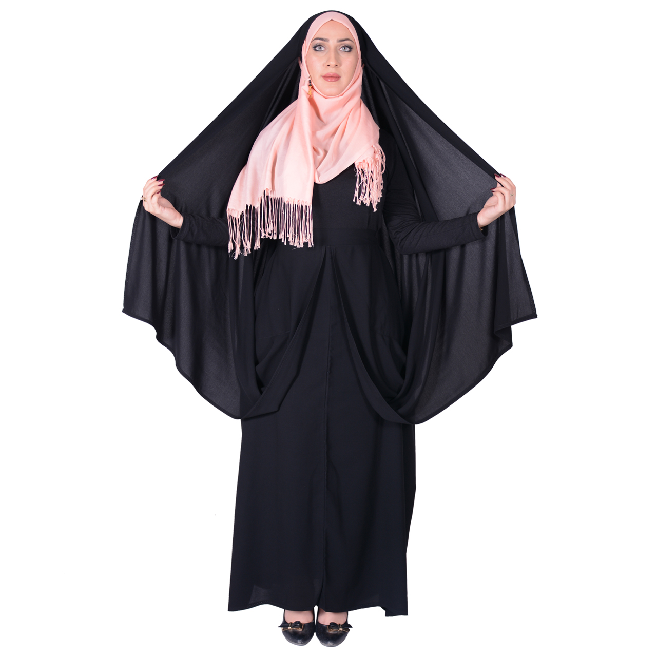 نکته خرید - قیمت روز چادر قجری شهر حجاب مدل کرپ کریستال 80121 خرید