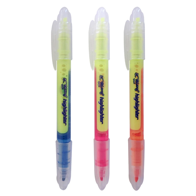 ماژیک علامت گذار یالونگ مدل DUAL Liquid مجموعه 3 عددی