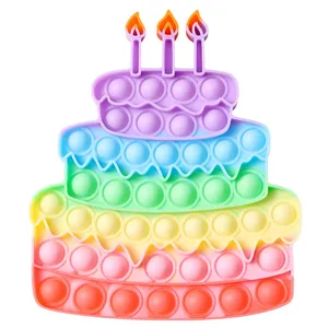 فیجت ضد استرس دنیای سرگرمی های کمیاب مدل پاپیت طرح کیک تولد کد DSK-A381