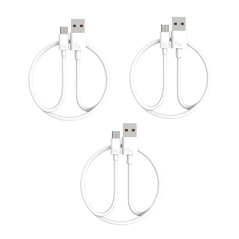 کابل تبدیل USB به microUSB ساساتیری مدل S-80T طول 1 متر بسته سه عددی