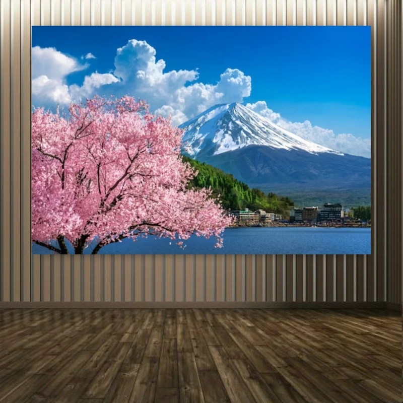 پوستر دیواری طرح طبیعت مدل شکوفه های بهاری کد FP10192