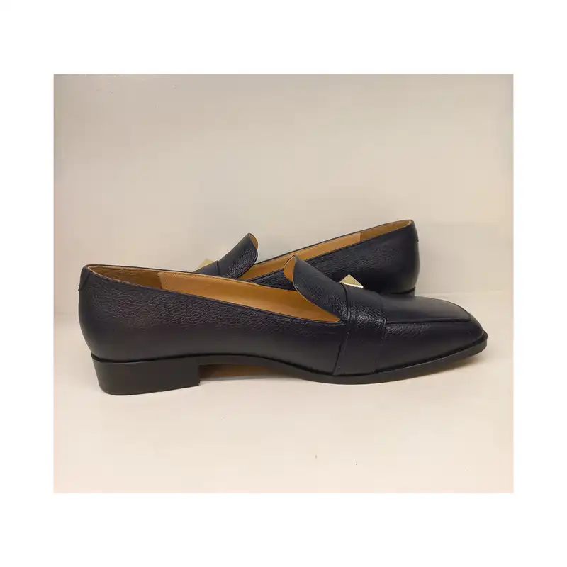 کفش زنانه سرزمین چرم مدل 141756 رنگ سرمه ای