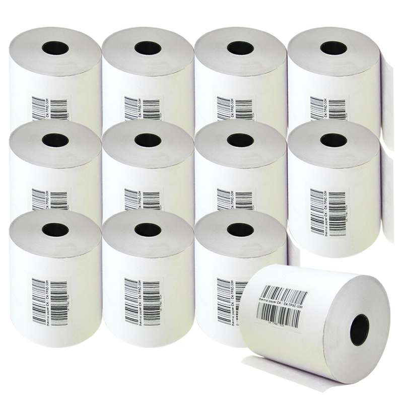 کاغذ مخصوص پرینتر حرارتی سی کی مدل CK-TP8B-50H بسته 12 عددی کاغذ مخصوص پرینتر حرارتی سی کی مدل CK-TP8B-50H بسته 12 عددی