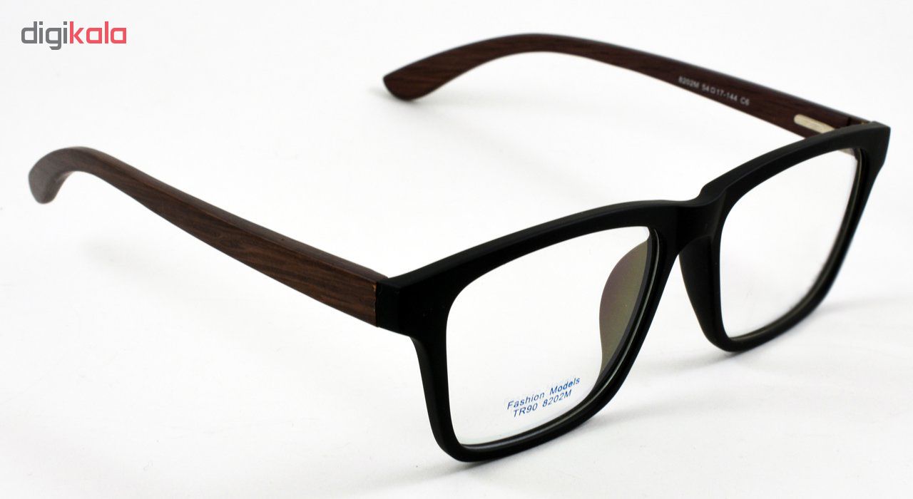 فریم عینک طبی مدل Tr90 8202M Matte Black