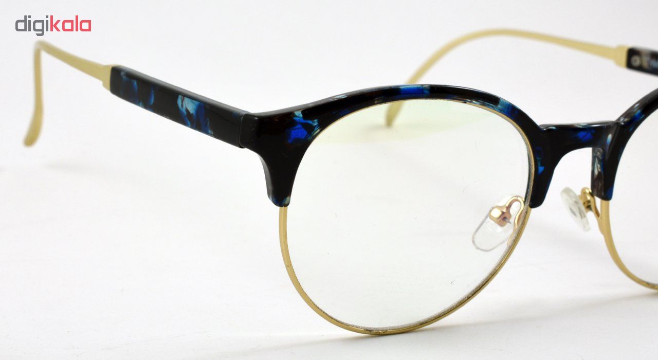 فریم عینک طبی مدل Tr90 High Light Blue Pattern