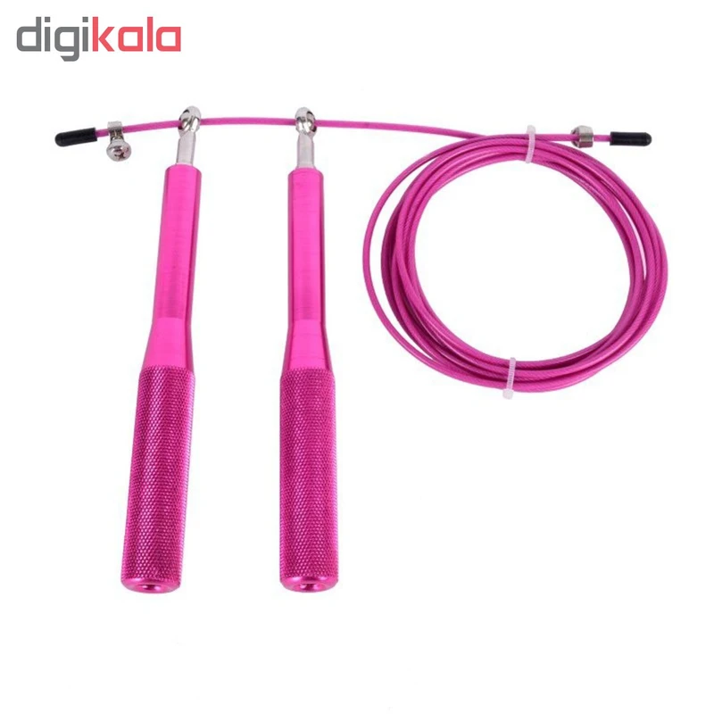 عکس شماره 7 : طناب ورزشی مدل 8 speed rope fitness به همراه دستبند پاور بالانس