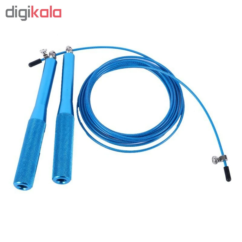 عکس شماره 8 : طناب ورزشی مدل 8 speed rope fitness به همراه دستبند پاور بالانس