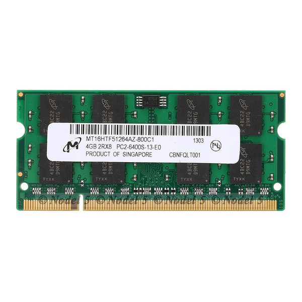 رم لپتاپ DDR2 تک کاناله 800 مگاهرتز CL6 میکرون مدل PC2 ظرفیت 4 گیگابایت