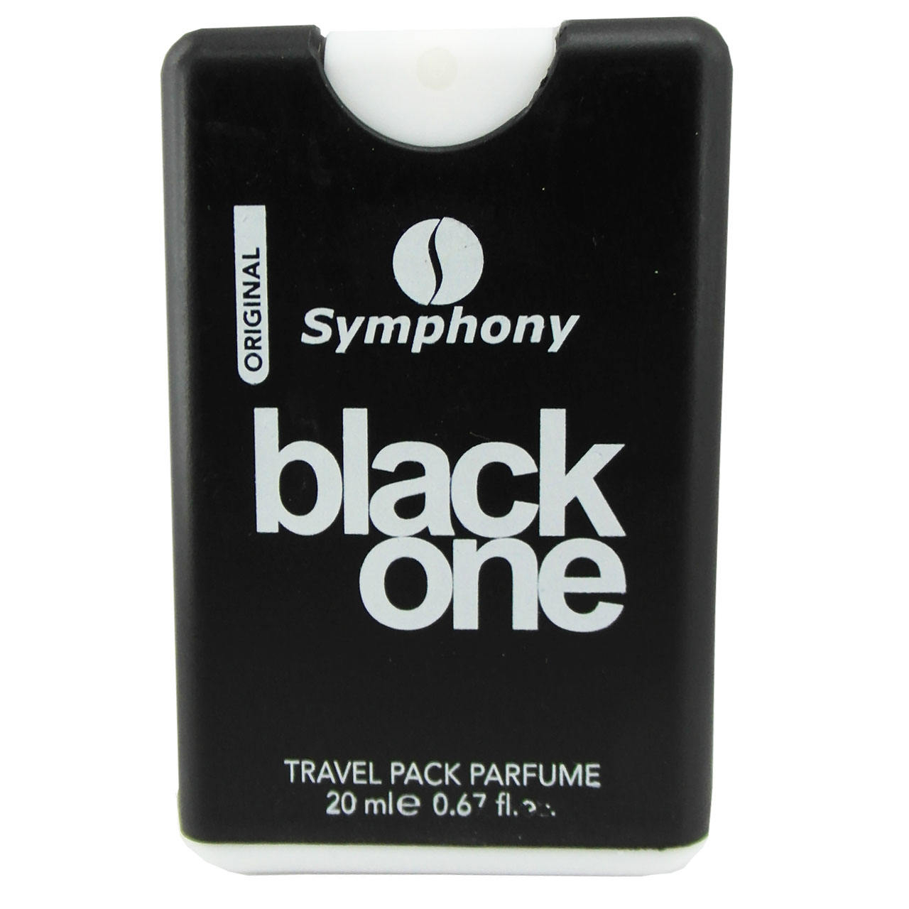 عطر جیبی مردانه سیمفونی مدل Black One حجم 20 میلی لیتر