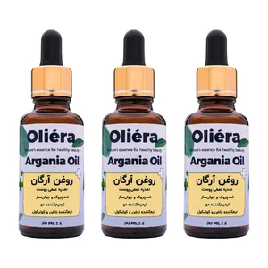 روغن آرگان اُلیئرا مدل +A حجم 90 میلی لیتر بسته 3 عددی