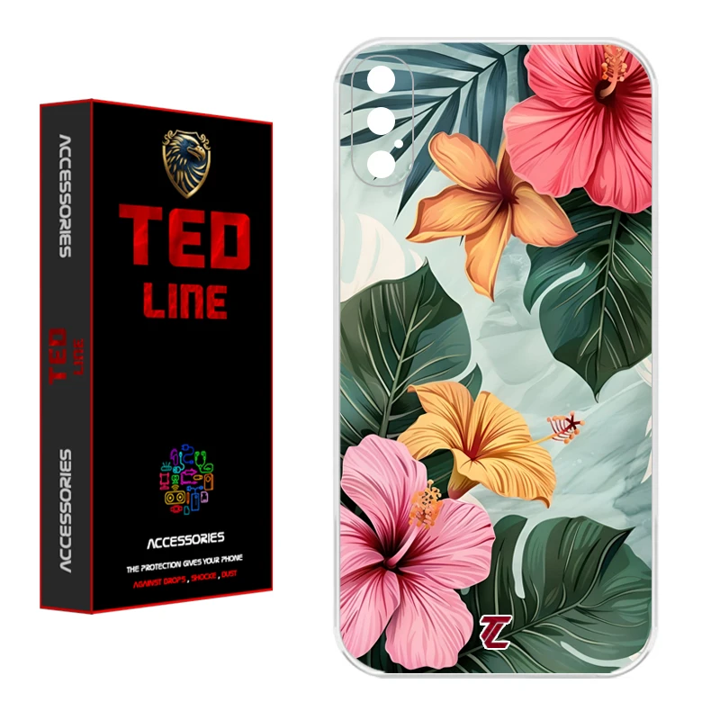 کاور تدلاین طرح گل وحشی کد 1142 مناسب برای گوشی موبایل اپل Iphone X / XS