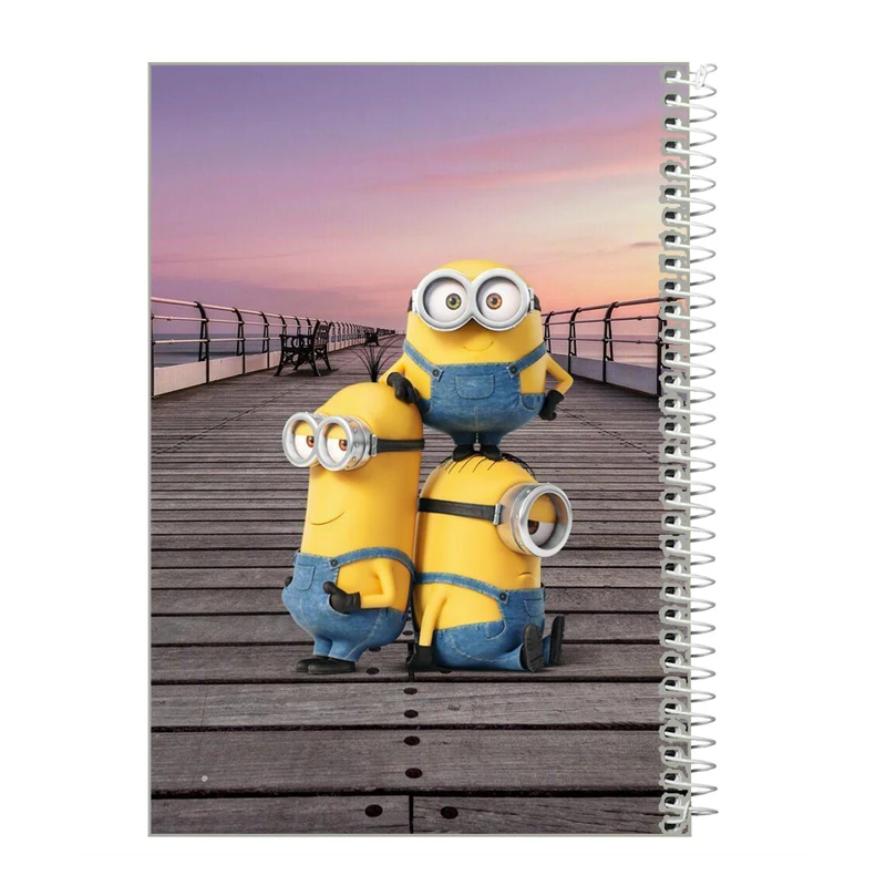 دفتر مشق 100برگ طرح مینیون ها کد m184