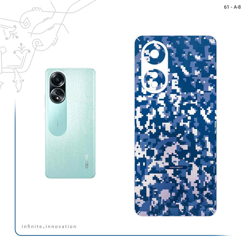 برچسب پوششی ماهوت مدل Army_Winter_Pixel مناسب برای گوشی موبایل اپو A58 4G