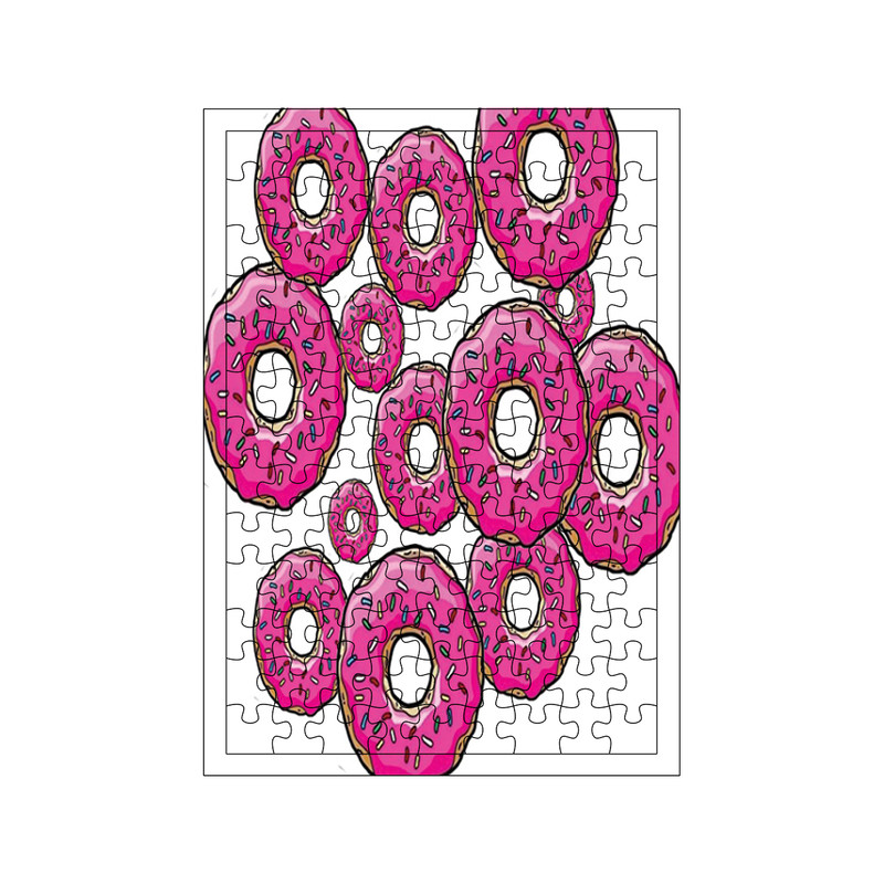 پازل 117 تکه مدل دونات کد 162