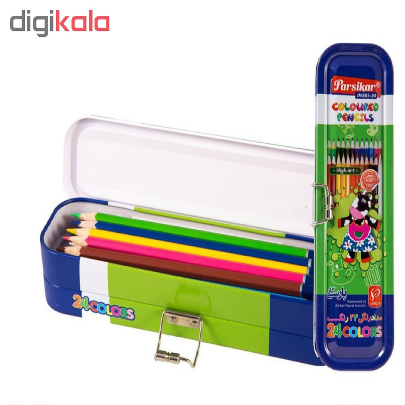 مداد رنگی 24 رنگ پارسی کار مدل JM-865-24