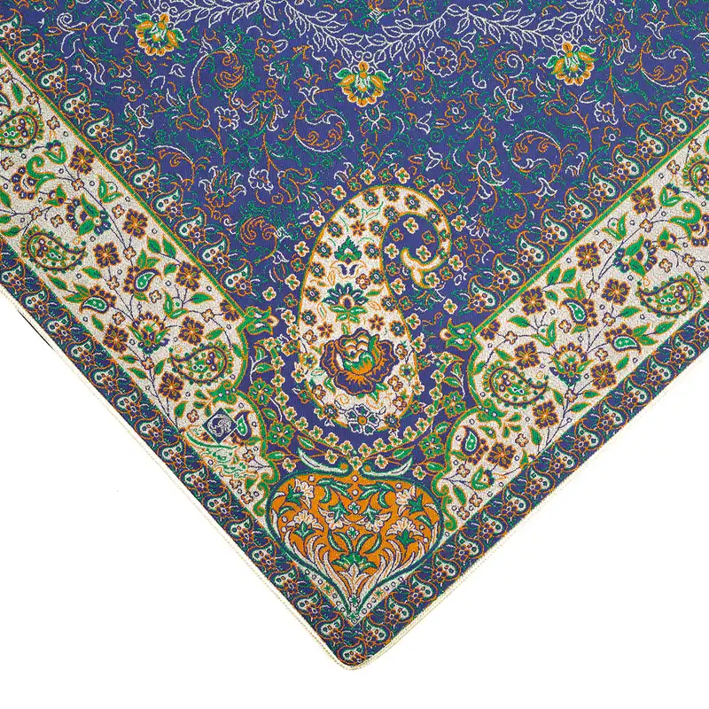 رومیزی ترمه رضایی طرح هامون مدل مربع