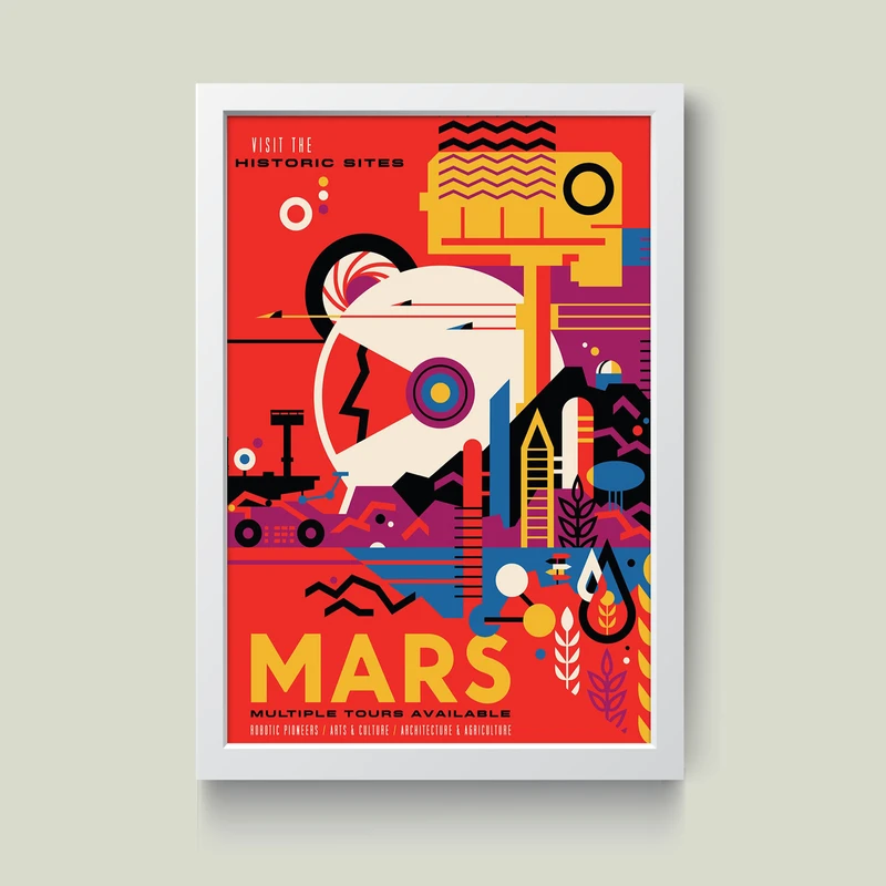 تابلو مدل مریخ MARS کدS0116-w