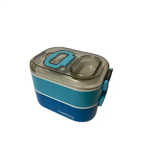 ظرف غذا سفری مدل دو طبقه کد 6285