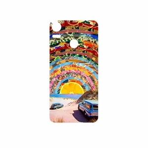 MAHOOT Collage of Orange Sky Cover Sticker for HTC Desire 10 Pro