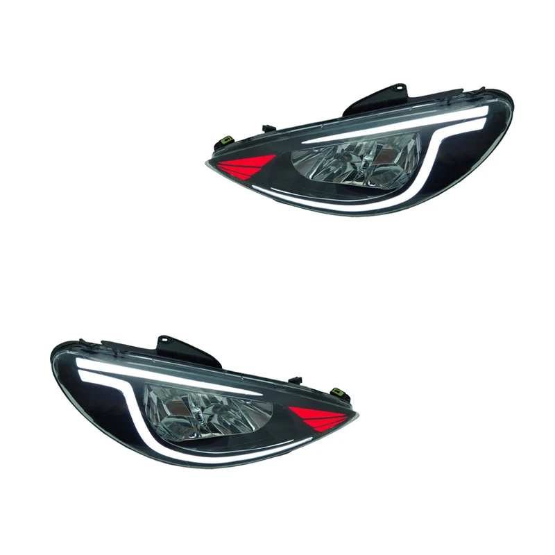 چراغ جلو خودرو گروه پژوهش صنعت مدرن مدل سوبارو مناسب برای پژو 206 بسته دو عددی