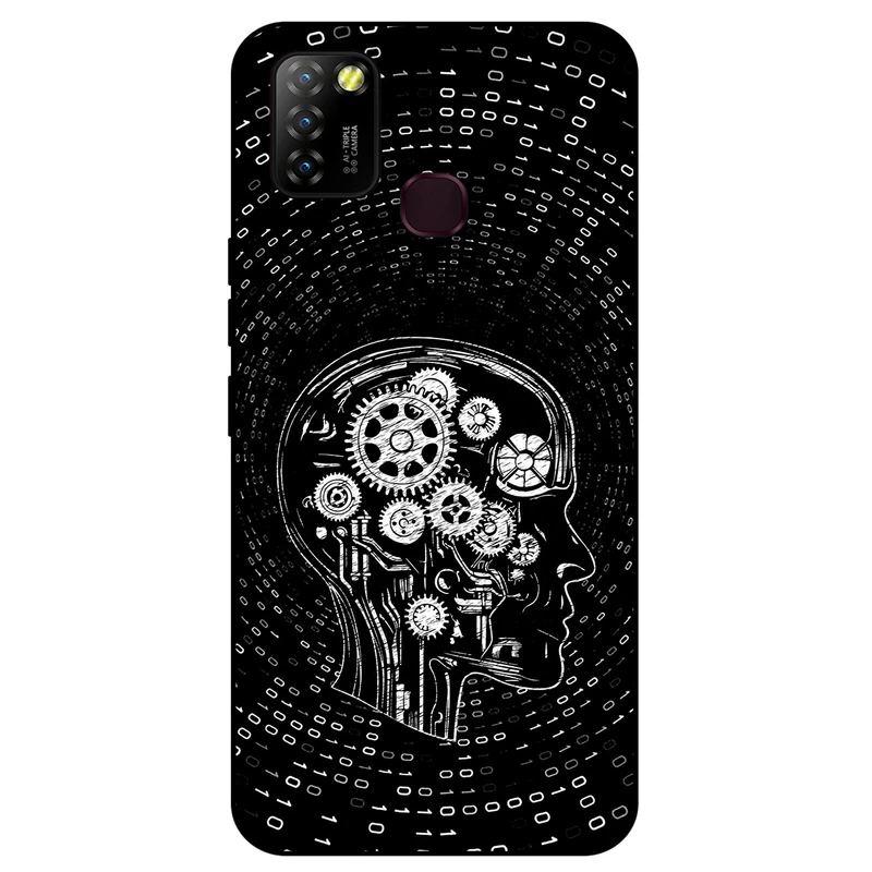 کاور مگافون طرح ربات انسانی مدل 7428 مناسب برای گوشی موبایل اینفینیکس Hot 10 Lite