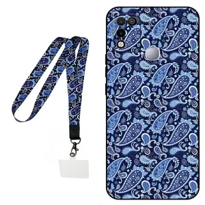 Megafone Paisley 0026 Cover For Infinix Hot 10 Play / Hot 11 Play With Wrist strap