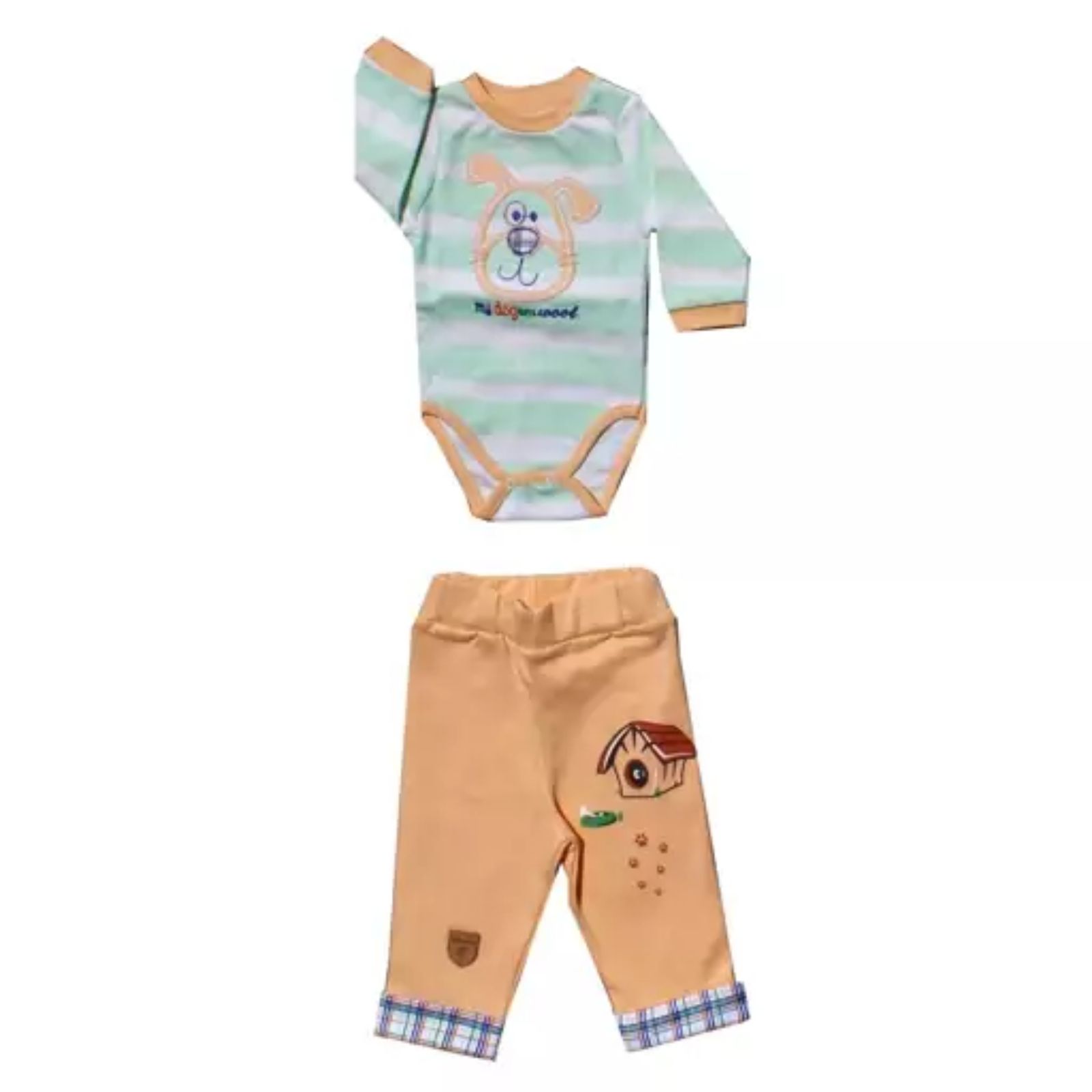 ست بادی و سرهمی نوزادی به آوران مدل پاپی 77285493 - - 4